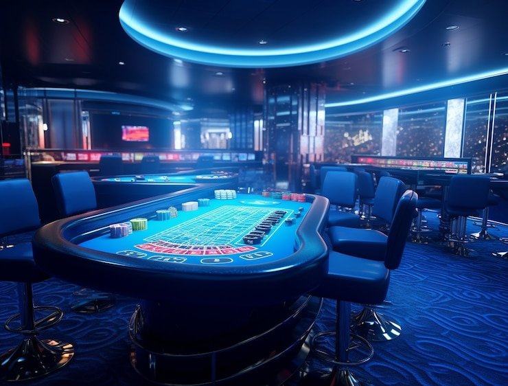 Roulette table betting layout